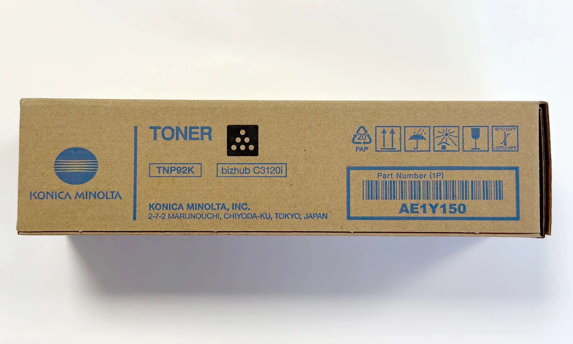 Cartus toner Konica Minolta TNP92K pentru imprimante bizhub C3120i, compatibil cu diverse modele de imprimante.