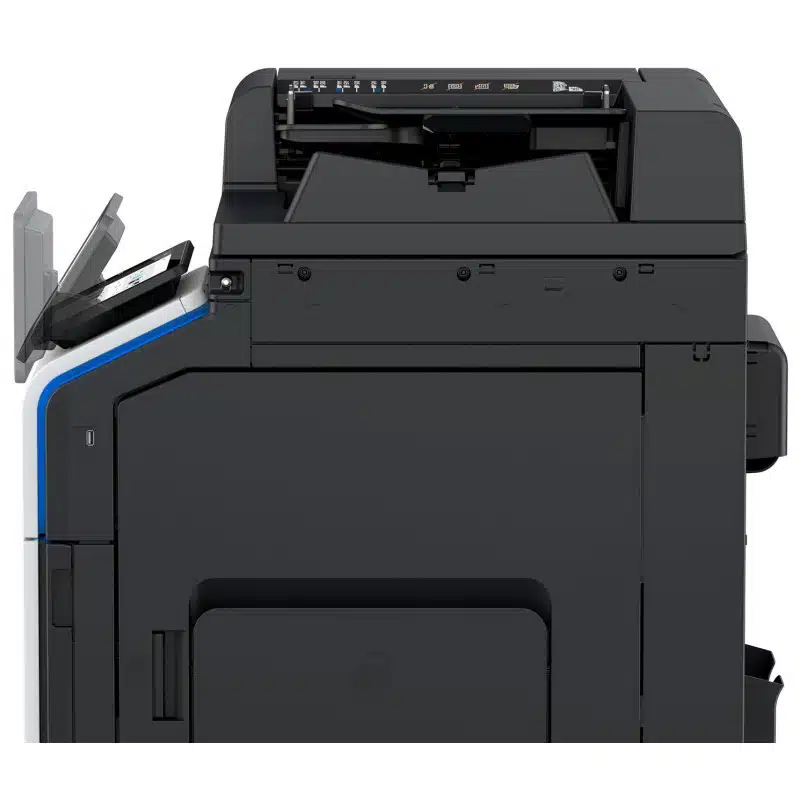 Imprimantă multifuncțională X123, cu funcții de imprimare, copiere și scanare, design compact și eficient pentru birou.